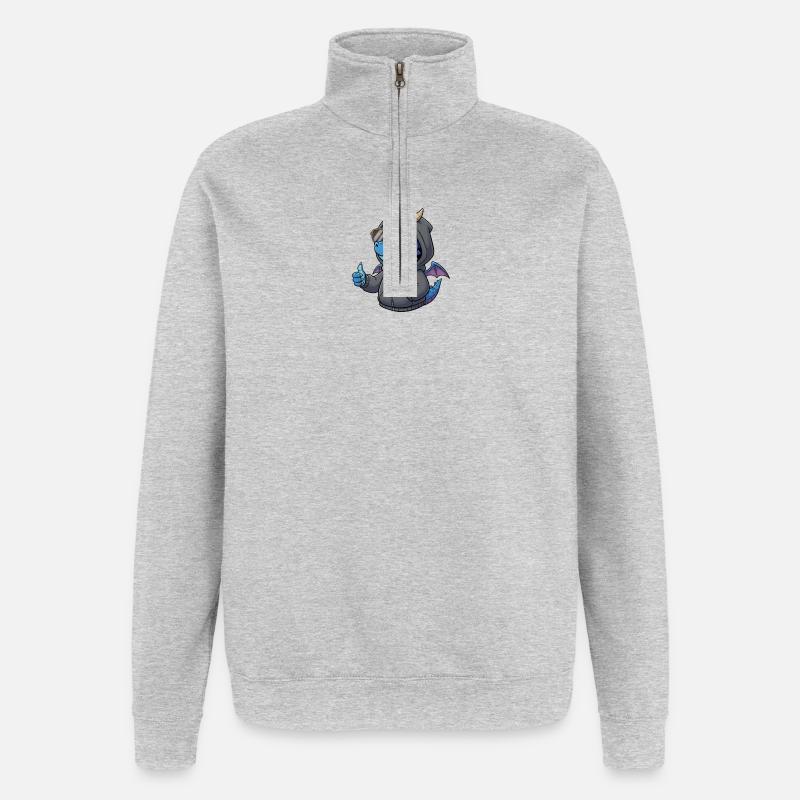 Sweat Firespray avec lunettes de soleil - Sweat à zip 1/4 - gris chiné