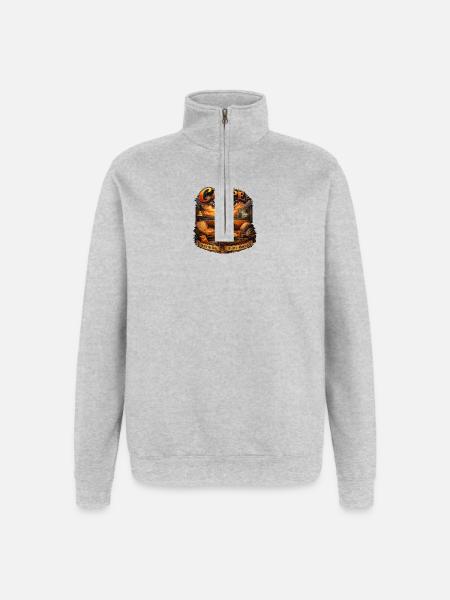 Carpe Diem Sunset Lounge - Quarter-Zip-Sweatshirt - Grau meliert