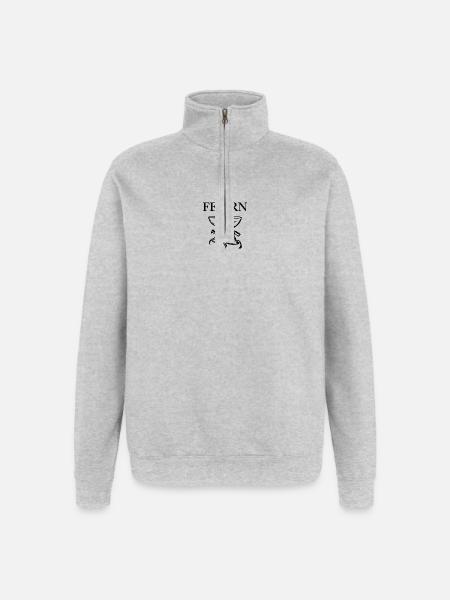 We celebrate - Quarter-Zip Sweatshirt - heather grey