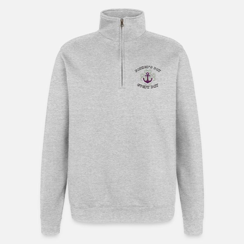 Father’s Day - Quarter-Zip Sweatshirt - heather grey