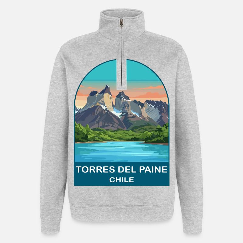 CTY02171 - Quarter-Zip Sweatshirt - heather grey