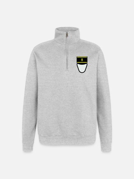 Gendarme Képi G.M. (Mobile Constable) - Quarter-Zip Sweatshirt - heather grey