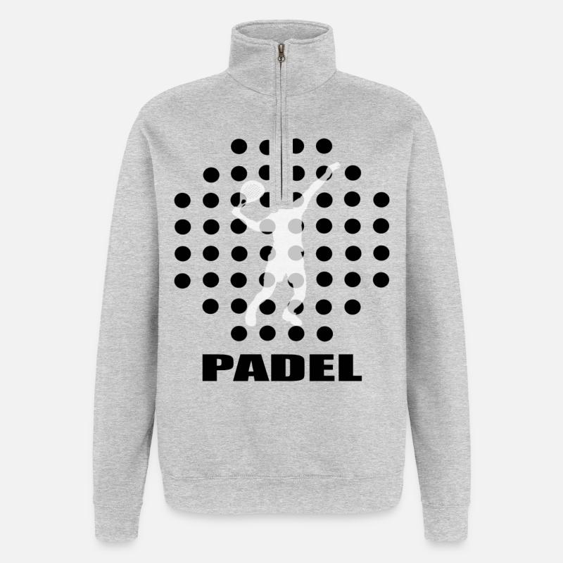 Padel - Quarter-Zip Sweatshirt - heather grey