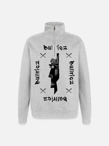GoA Bullricz - Quarter-Zip-Sweatshirt - Grau meliert