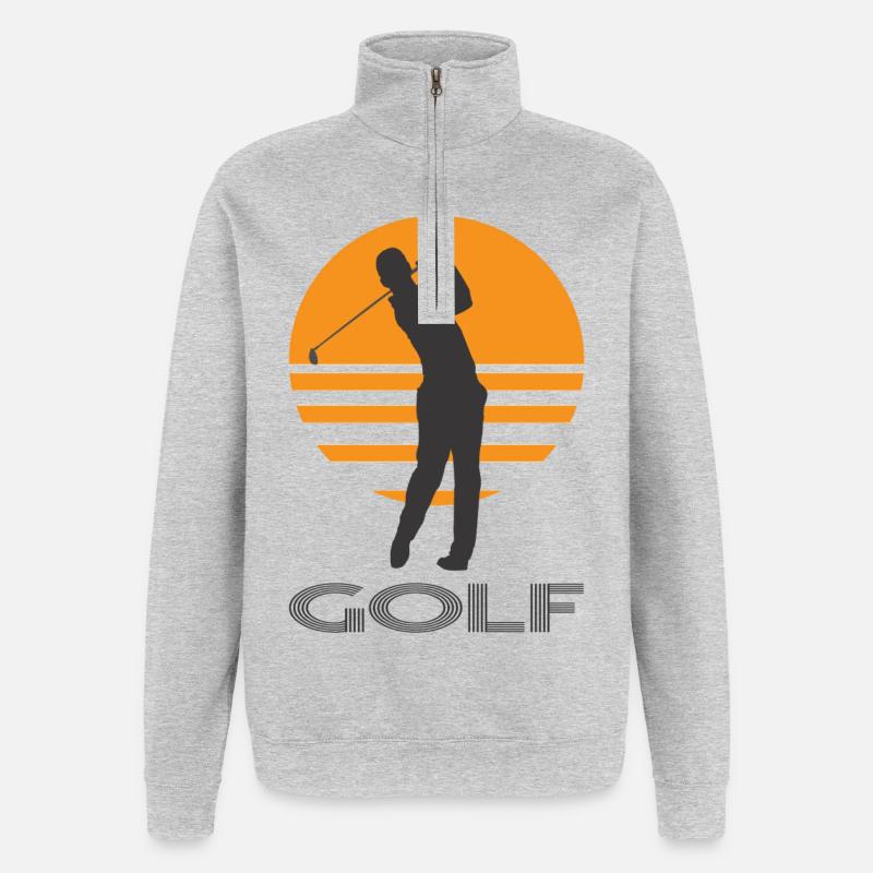 golf - Quarter-Zip Sweatshirt - heather grey