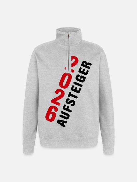 Promoted 2026 Promotion - Quarter-Zip Sweatshirt - heather grey