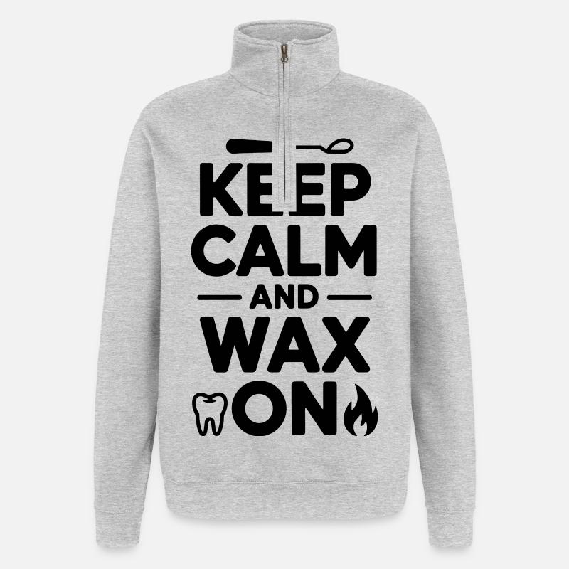 Dental Lab Technician Bridge Work  - Quarter-Zip Sweatshirt - heather grey