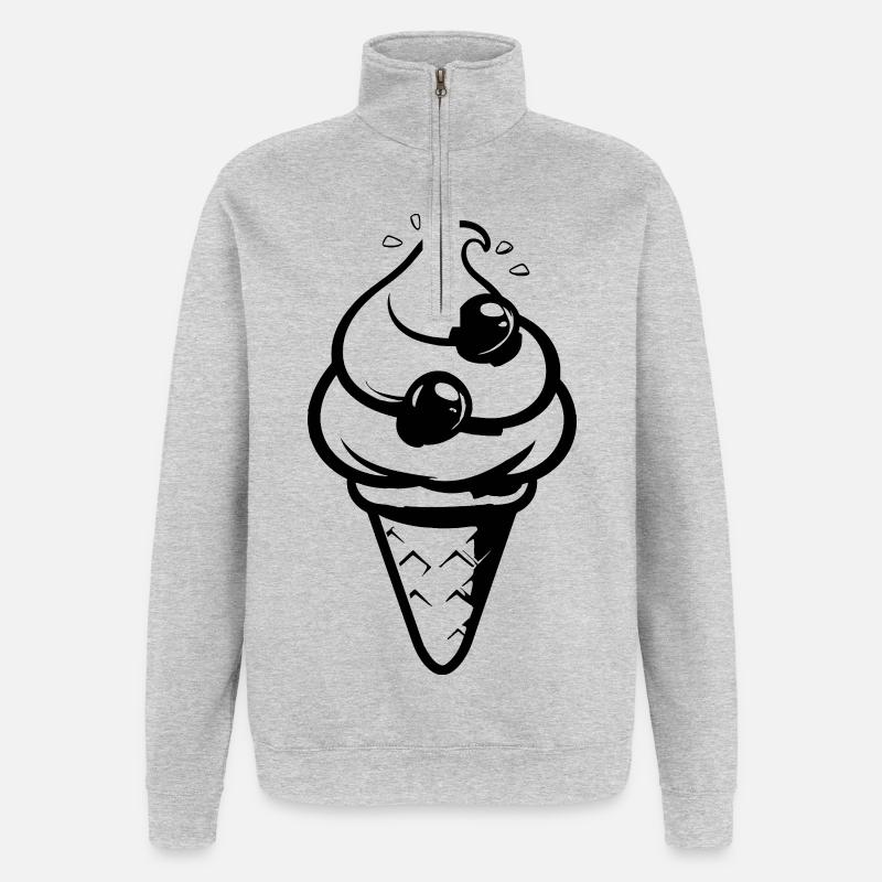 Cornet - Quarter-Zip Sweatshirt - heather grey