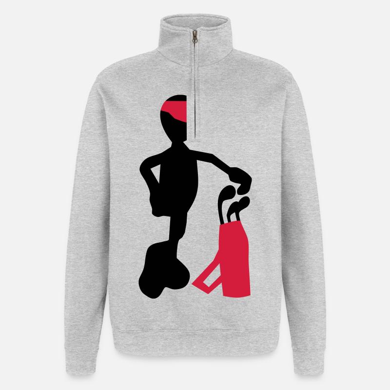 golf - Quarter-Zip Sweatshirt - heather grey