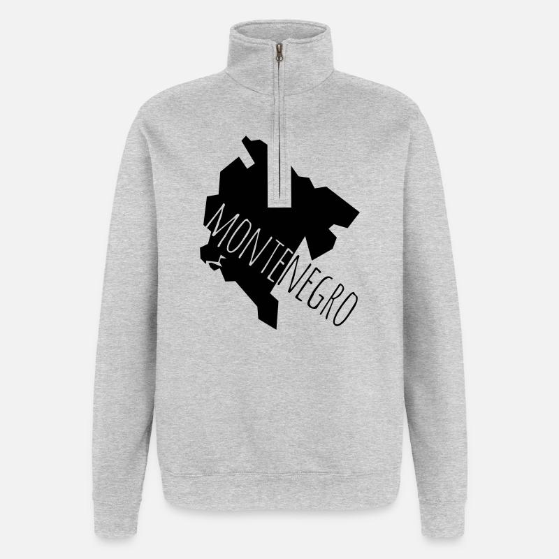 montenegro - Quarter-Zip Sweatshirt - heather grey