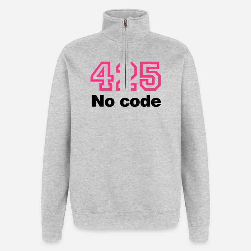 Error 425 | Fehler | Errormessage - Quarter-Zip Sweatshirt - heather grey