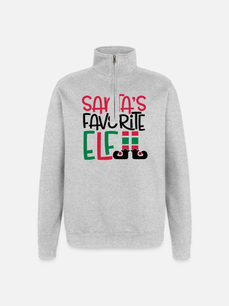 eleven - Quarter-Zip Sweatshirt - heather grey
