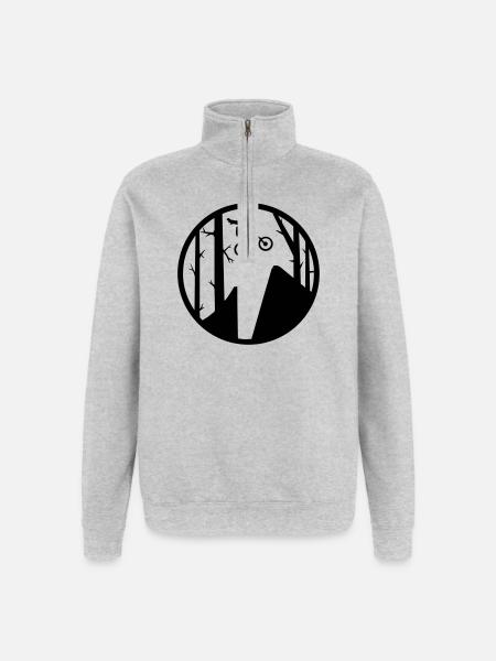 MTB Nohander - Quarter-Zip Sweatshirt - heather grey