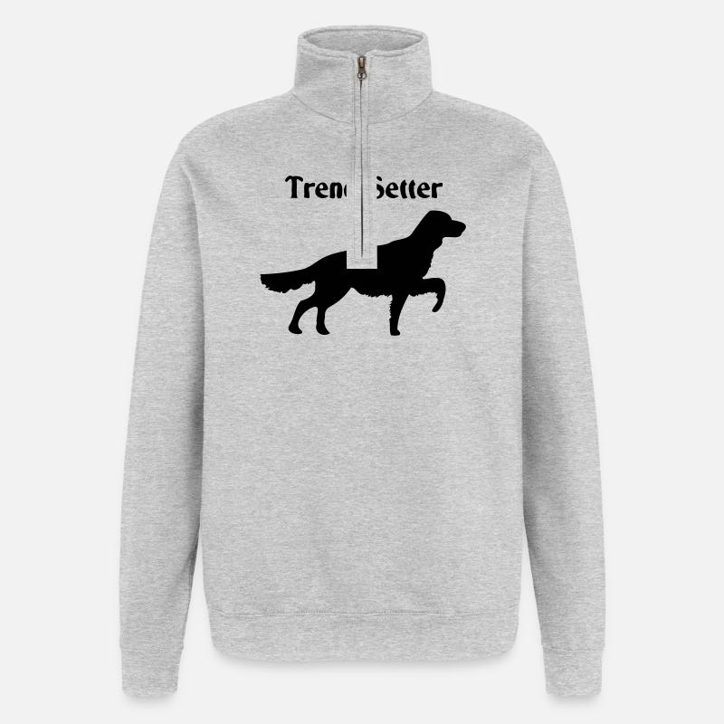 Trend Setter - Quarter-Zip Sweatshirt - heather grey