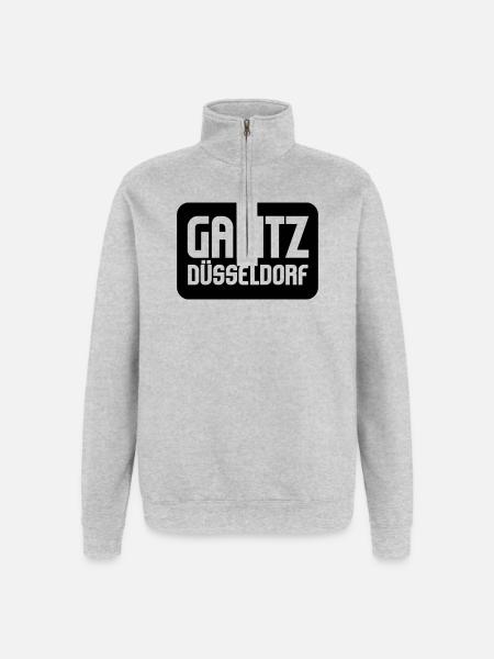 Galitz Logo - Quarter-Zip-Sweatshirt - Grau meliert