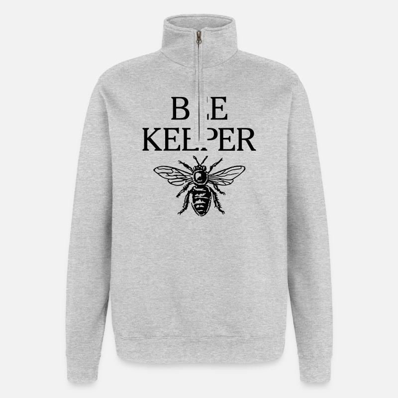 Beekeeper - Quarter-Zip Sweatshirt - heather grey