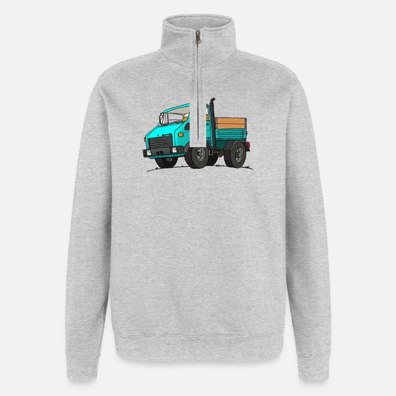 I Mog di 2 - Quarter-Zip-Sweatshirt - Grau meliert