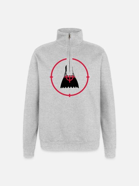 Badminton - Quarter-Zip Sweatshirt - heather grey