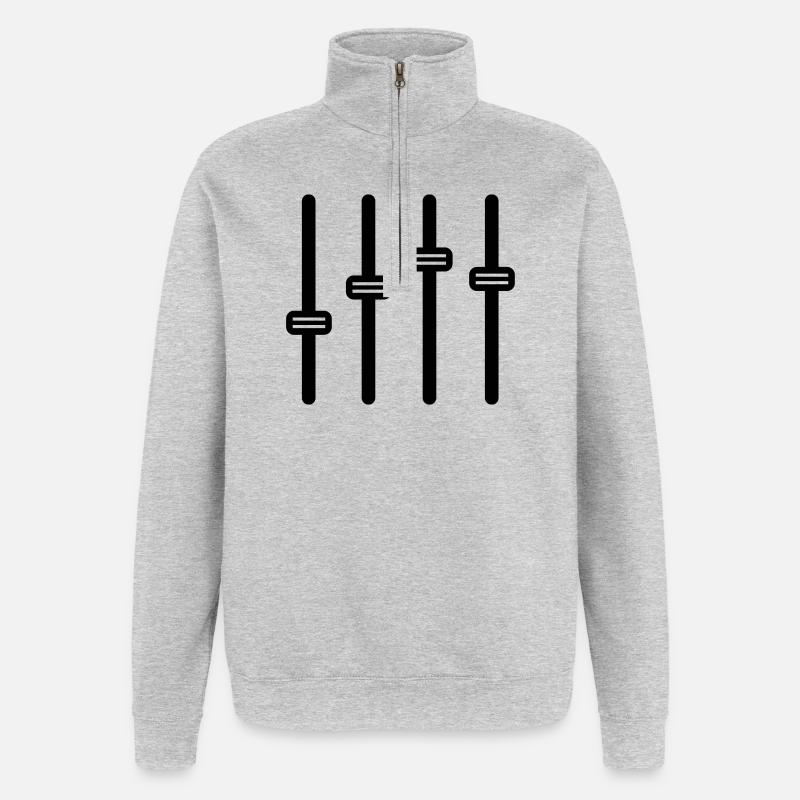 audio - Quarter-Zip Sweatshirt - heather grey