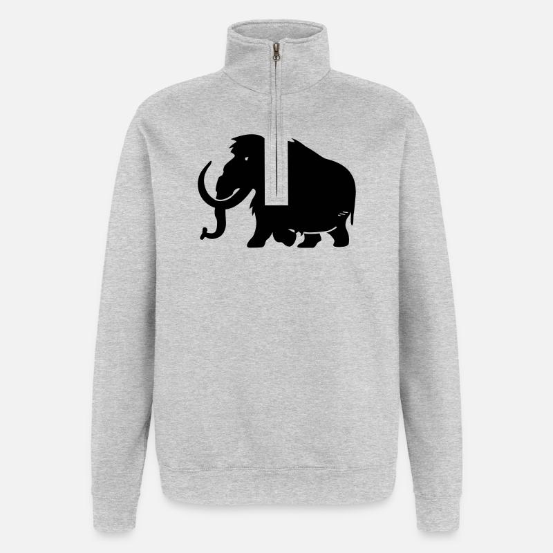 Mammut - Quarter-Zip-Sweatshirt - Grau meliert