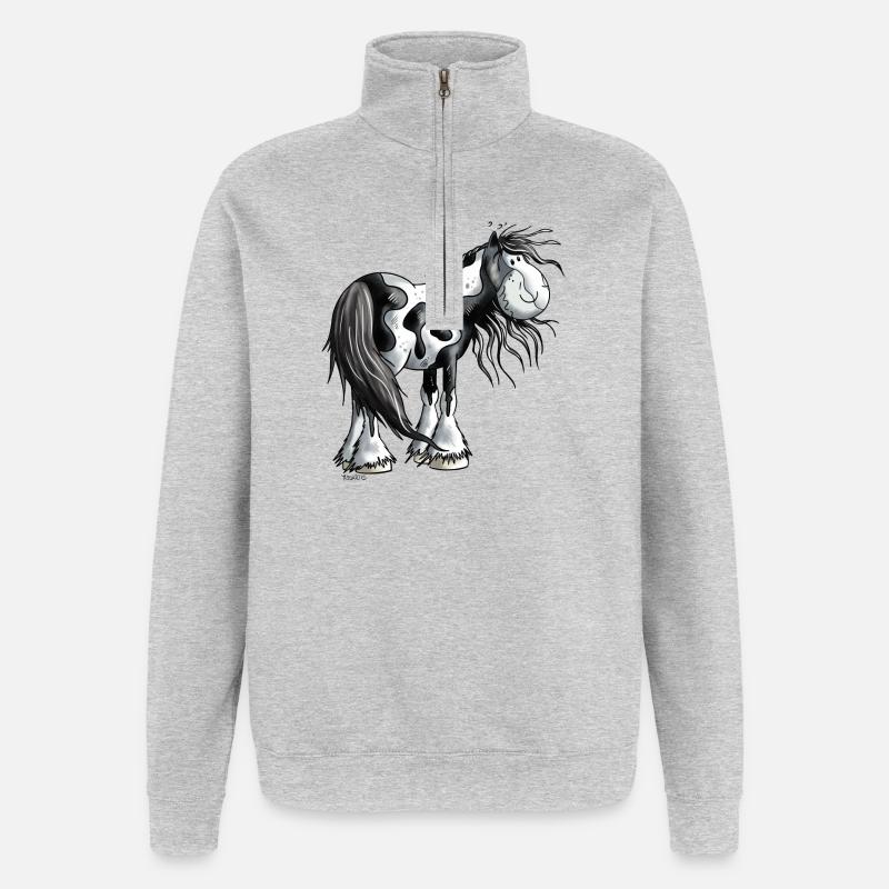 Cute Irish Tinker - Quarter-Zip Sweatshirt - heather grey
