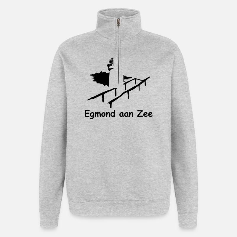 lighthouse - Quarter-Zip Sweatshirt - heather grey