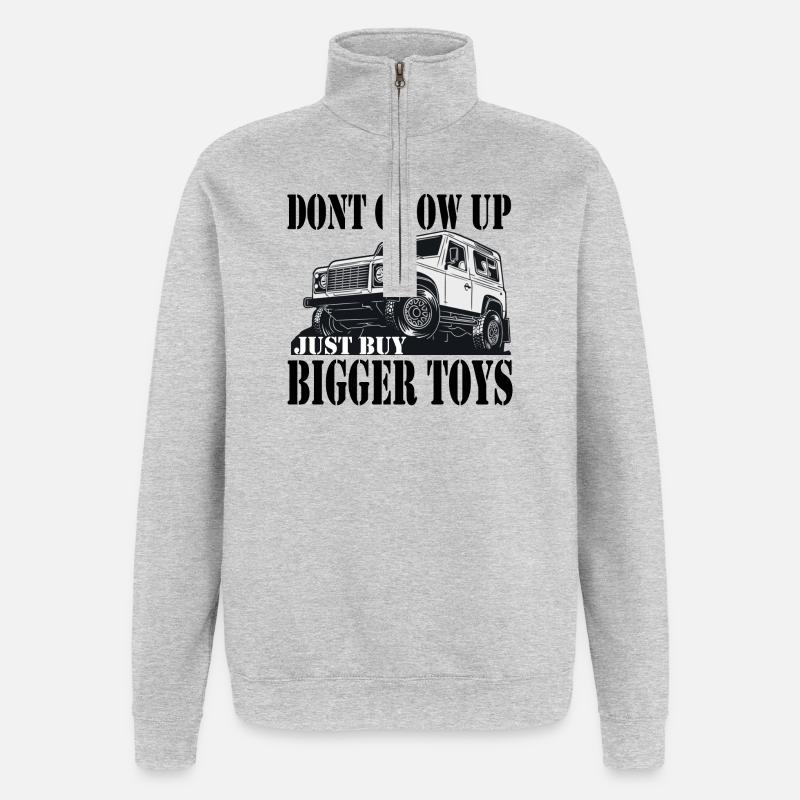 Defender Gift Gift - Quarter-Zip Sweatshirt - heather grey