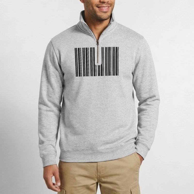 Conception de technologies informatiques pour nerds de code-barres Sweat à zip 1/4