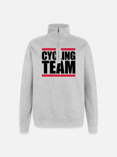 Sport Cycling Team - Quarter-Zip Sweatshirt - heather grey