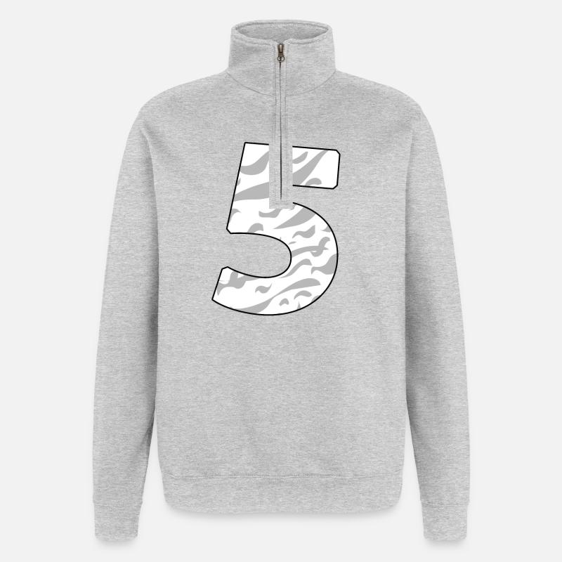 5 - Quarter-Zip Sweatshirt - heather grey