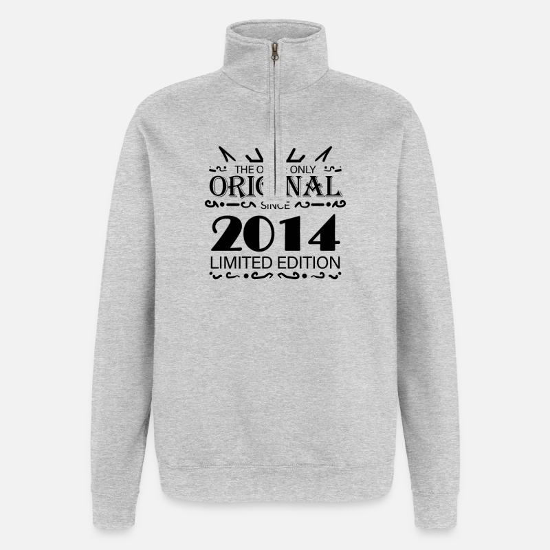 2014 - Year 2014 - Year 2014 - Quarter-Zip Sweatshirt - heather grey