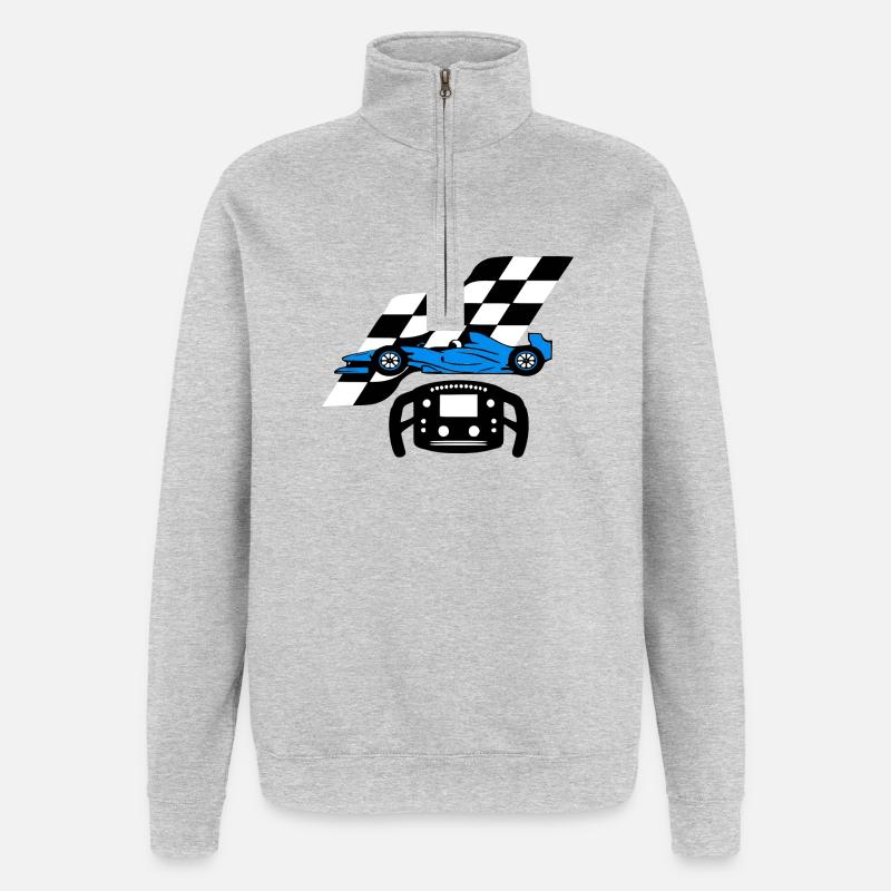 Formule un - Quarter-Zip Sweatshirt - heather grey
