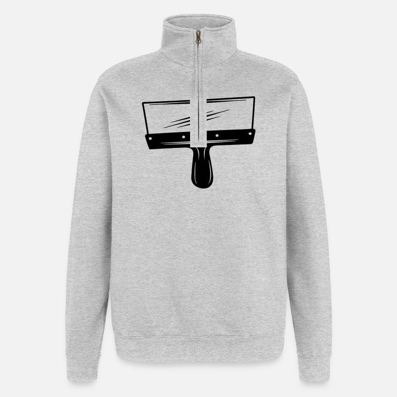 Spackmes - Quarter-Zip Sweatshirt - heather grey