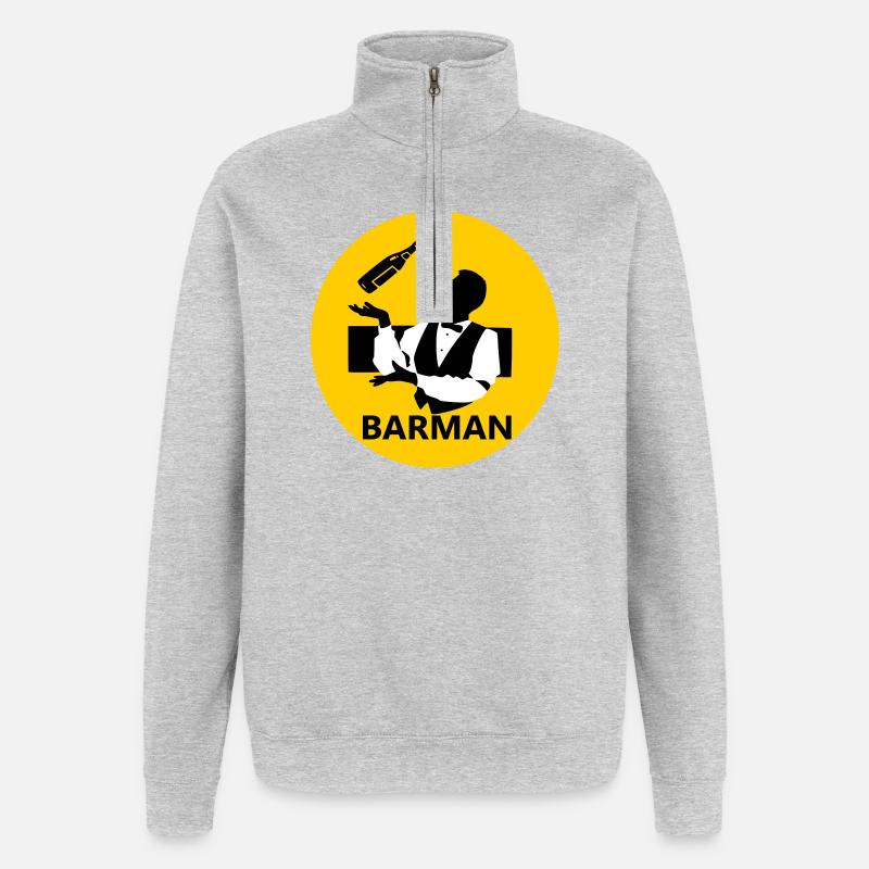 Bartender - Quarter-Zip Sweatshirt - heather grey
