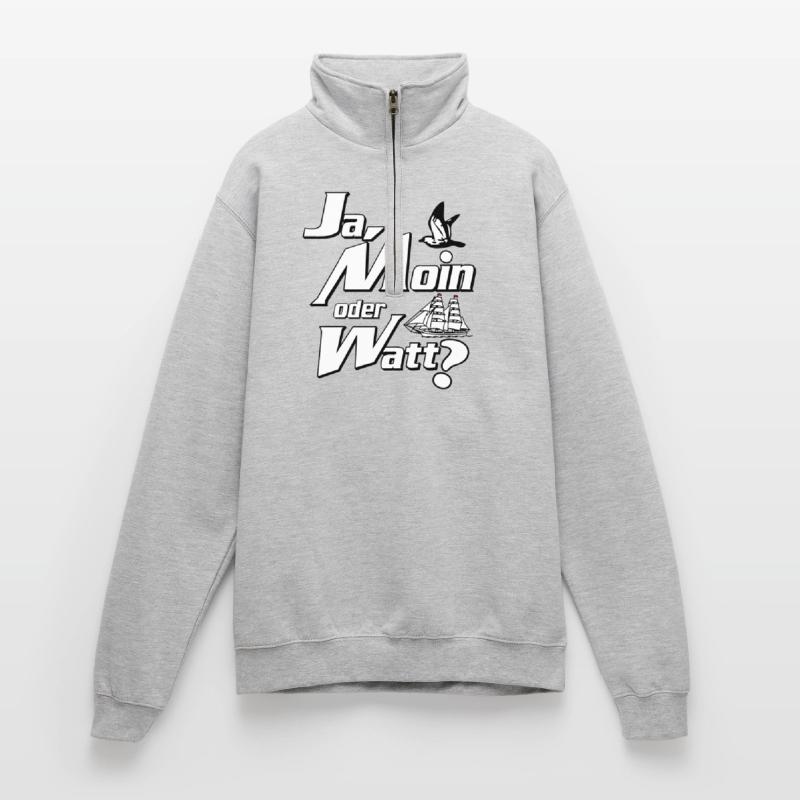 Ja Moin oder Watt? Sweat à zip 1/4