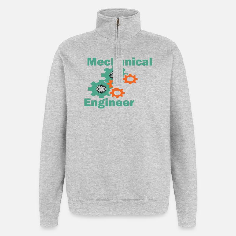 Mechanical Engineering Funny Engineer - Quarter-Zip Sweatshirt - heather grey