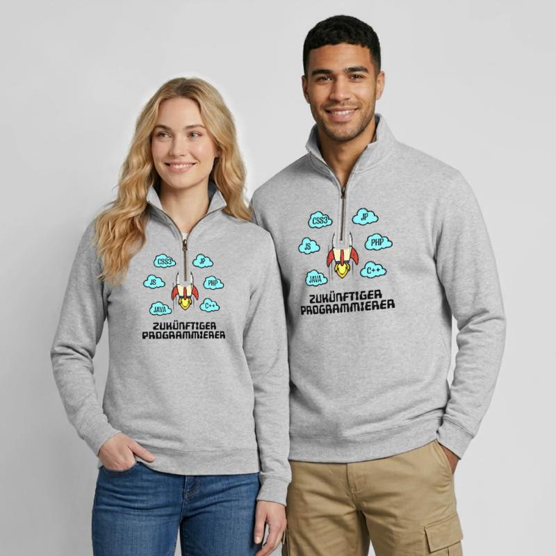 Css Code Developer C++ Java Php Programmierer Quarter-Zip-Sweatshirt