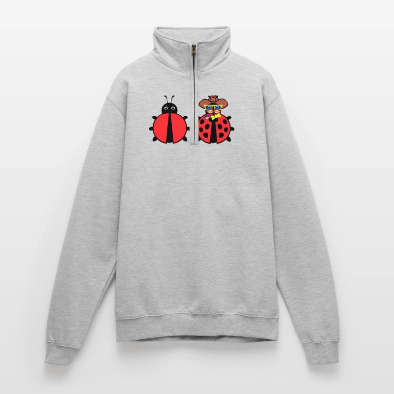 Bugs Debug Developer Bugfixing Programmierer Quarter-Zip-Sweatshirt