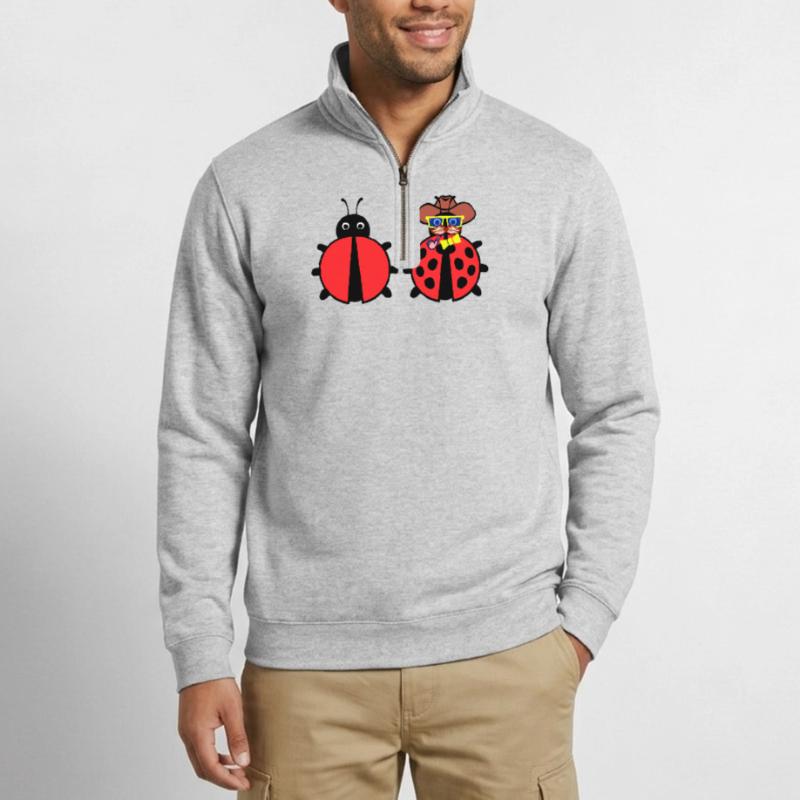 Bugs Debug Developer Bugfixing Programmierer Quarter-Zip-Sweatshirt