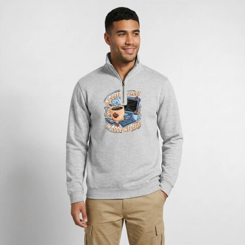 Quarter-Zip-Sweatshirt