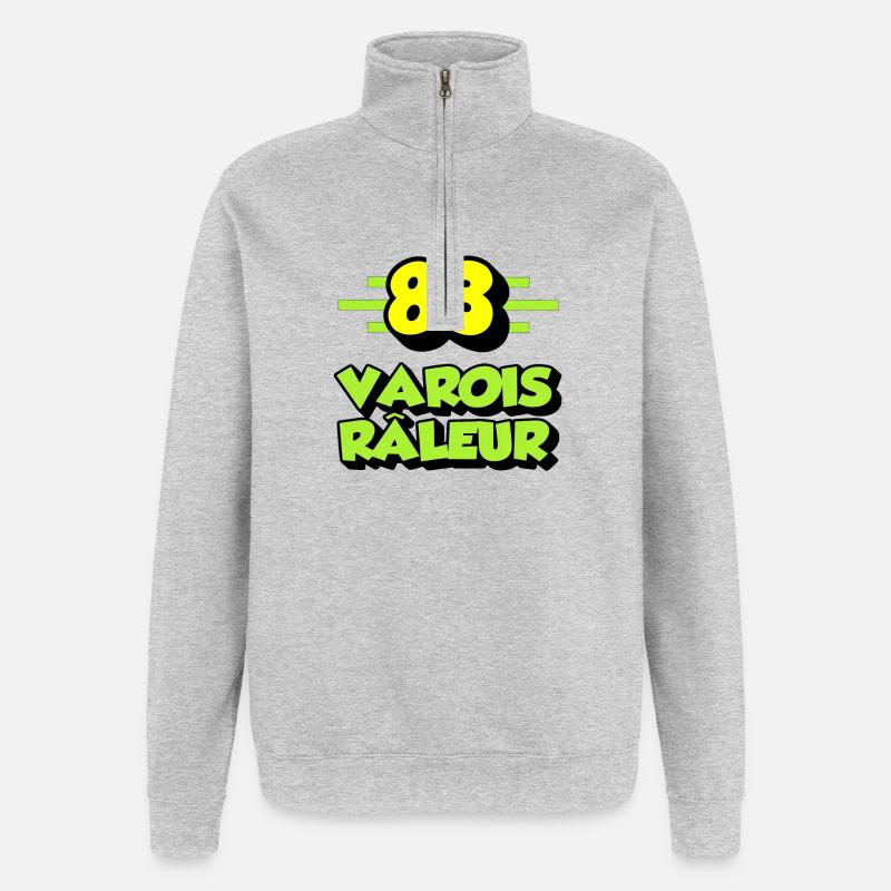 Complaining Var - Quarter-Zip Sweatshirt - heather grey
