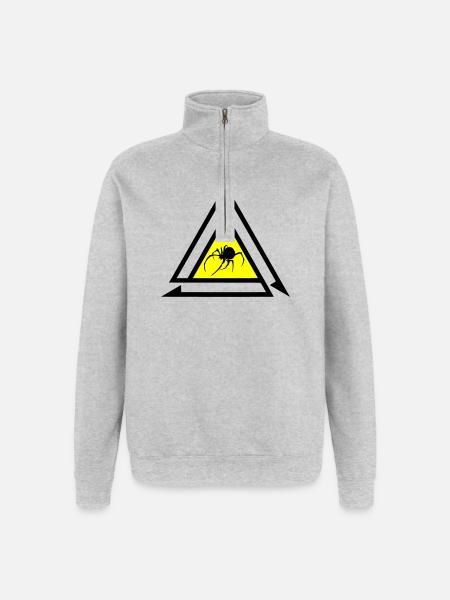 Spider - Quarter-Zip Sweatshirt - heather grey