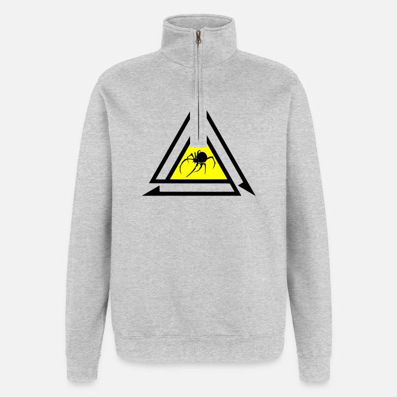 Spider - Quarter-Zip Sweatshirt - heather grey
