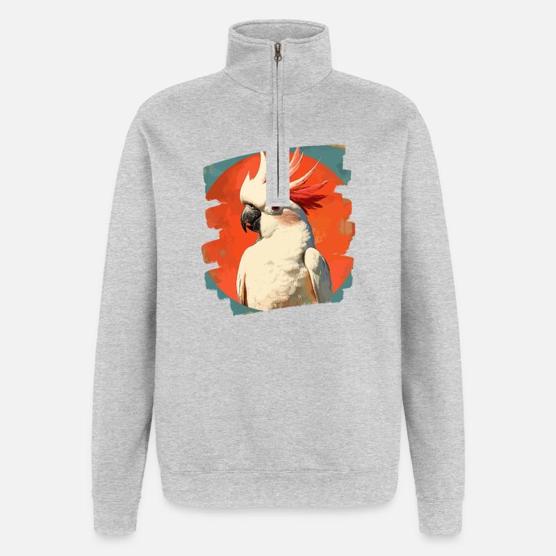 Kakadu - Quarter-Zip-Sweatshirt - Grau meliert