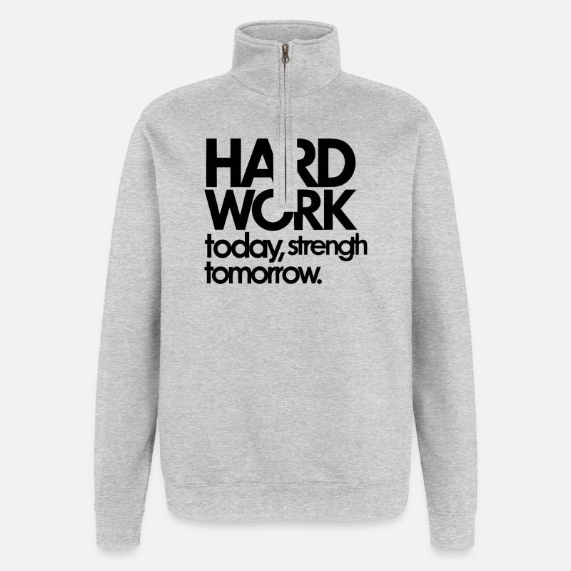 Abstract Geometric Pattern on Dark Background - Quarter-Zip Sweatshirt - heather grey