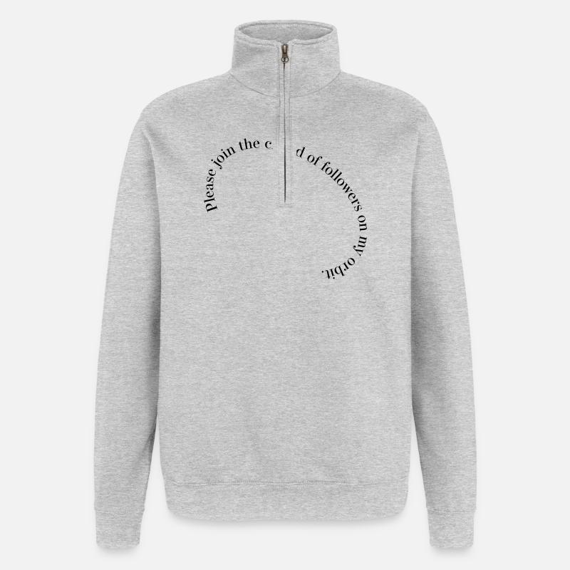 My Orbit - Quarter-Zip Sweatshirt - heather grey