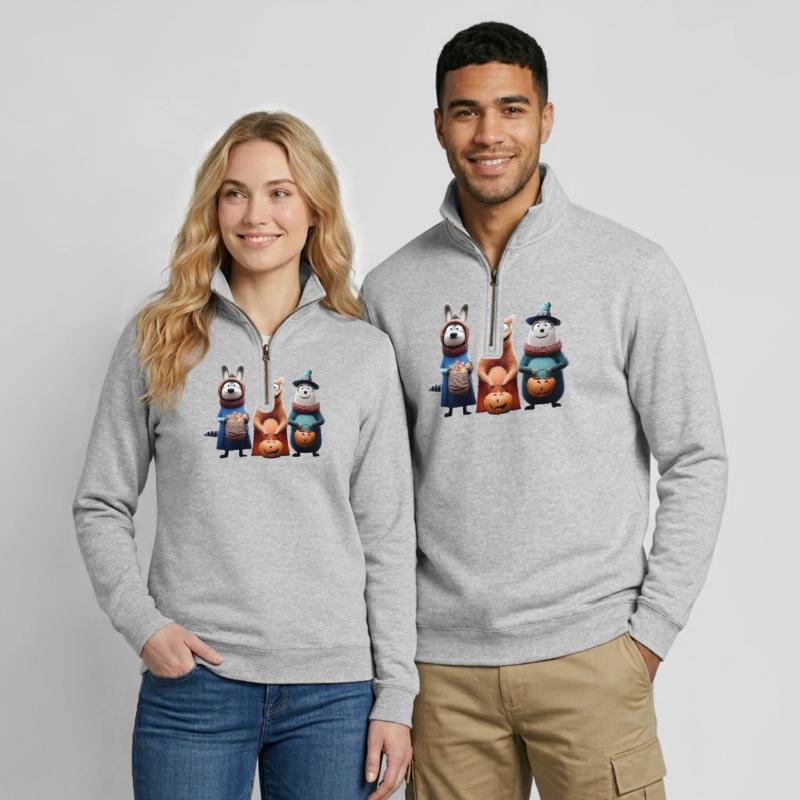 Halloween Squad – Süßes oder Saures Wooligans Quarter-Zip-Sweatshirt