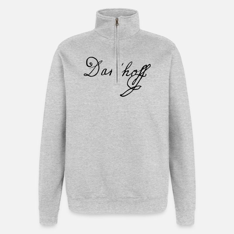 Dahlhoff - Quarter-Zip-Sweatshirt - Grau meliert