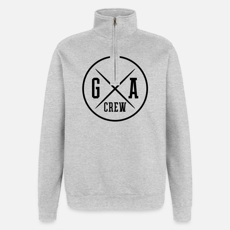 Bachelor Crew Bachelor - Quarter-Zip Sweatshirt - heather grey