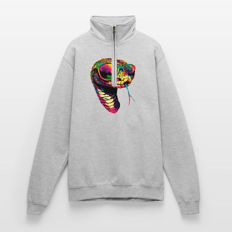 snake, python, cobra, rattlesnake, snakes Quarter-Zip Sweatshirt